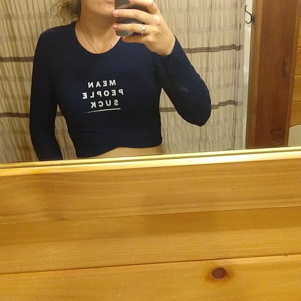 Long Sleeve Crop Top